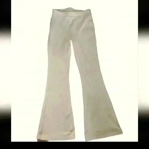 Aerie Womens Cream Corduroy Pull On Pants M - Picture 1 of 9